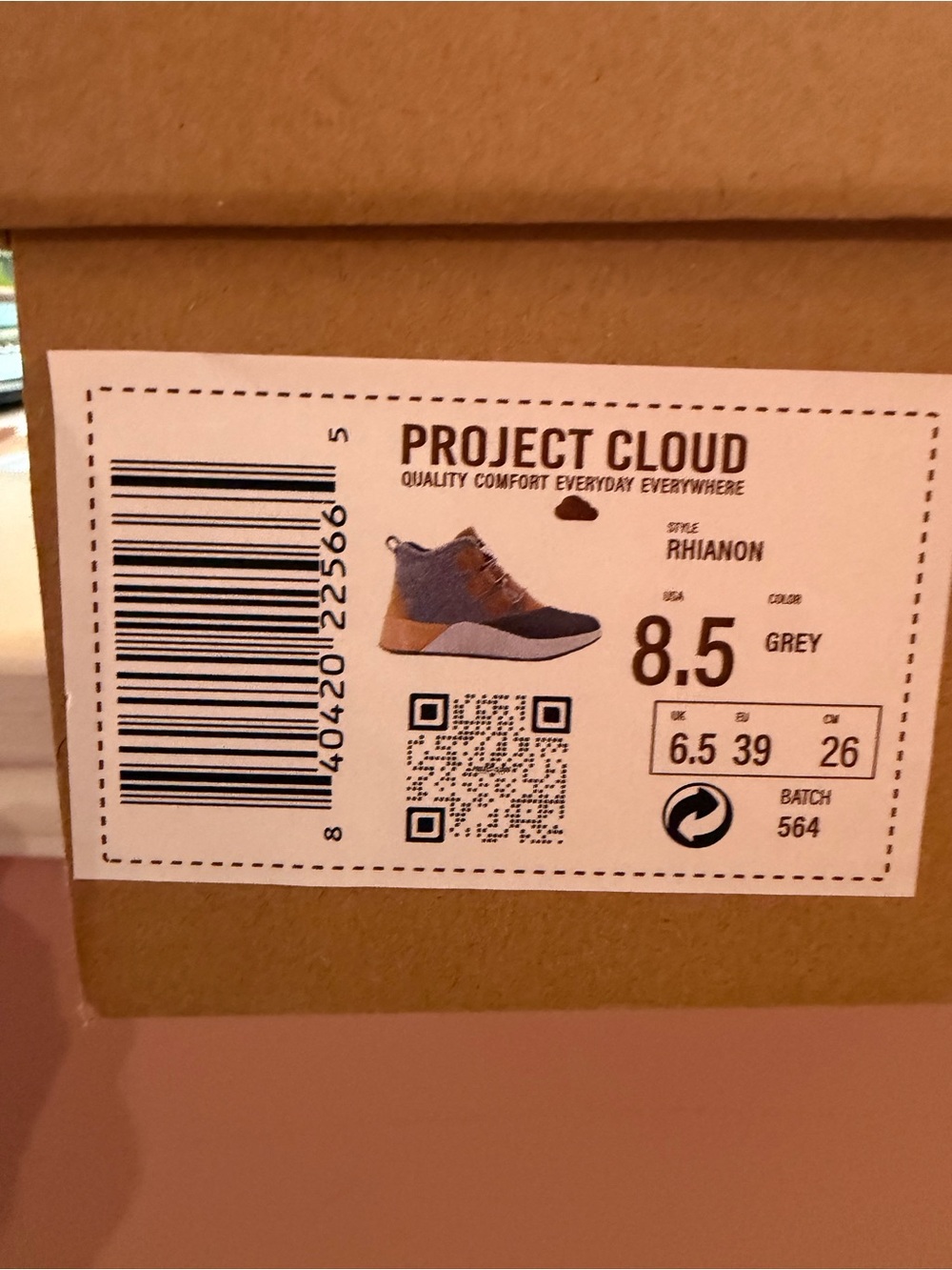 PROJECT CLOUD Rhiannon Lace-Up Boots in Grey - Women's 8.5